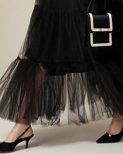Strappy tulle gown
