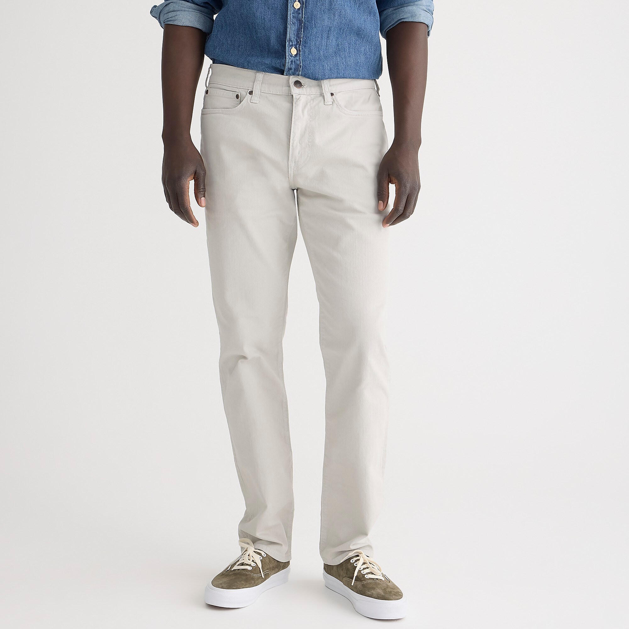770™ Straight-fit garment-dyed five-pocket pant-Jet Grey