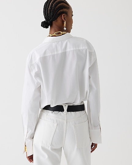 Collection garçon shirt with bows-White
