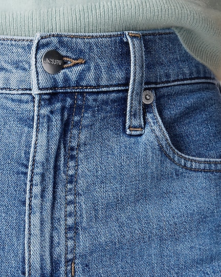 High-rise denim trouser jean-Rose Lark Wash