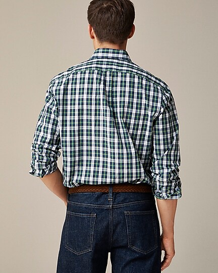Secret Wash cotton poplin shirt-Adam Green Blue