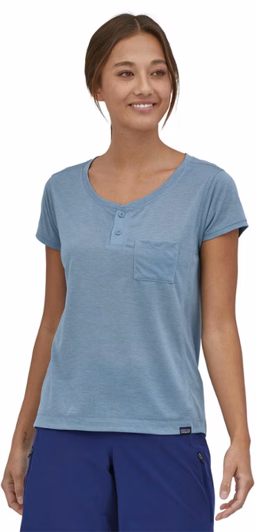 -Capilene Cool Trail Henley Bike Shirt - Women's