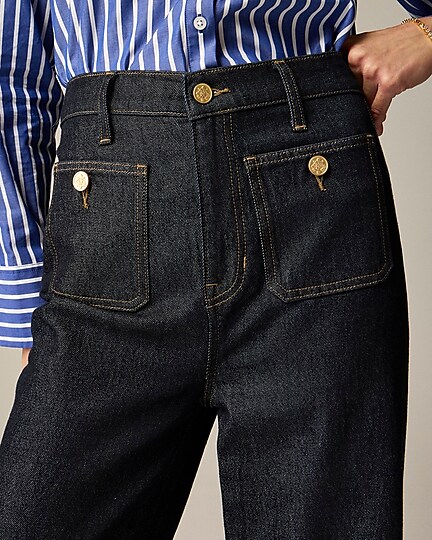 Sailor denim trouser in Rinse wash-Resin Rinse