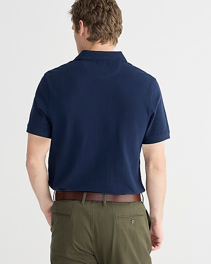 Classic piqué polo shirt-Navy