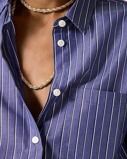 Collection garçon shirt with bows-Blue
