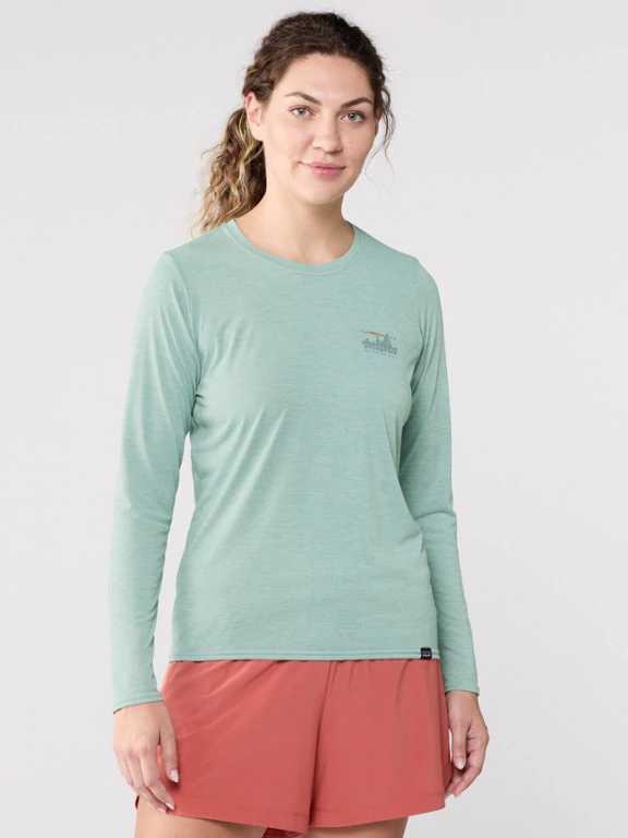 -Capilene Cool Daily Graphic Long-Sleeve Shirt - Women's