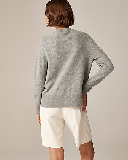 Cashmere classic-fit crewneck sweater-Hthr Ash