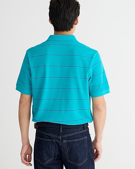 Classic piqué polo shirt-Turquoise Blue Wave Str