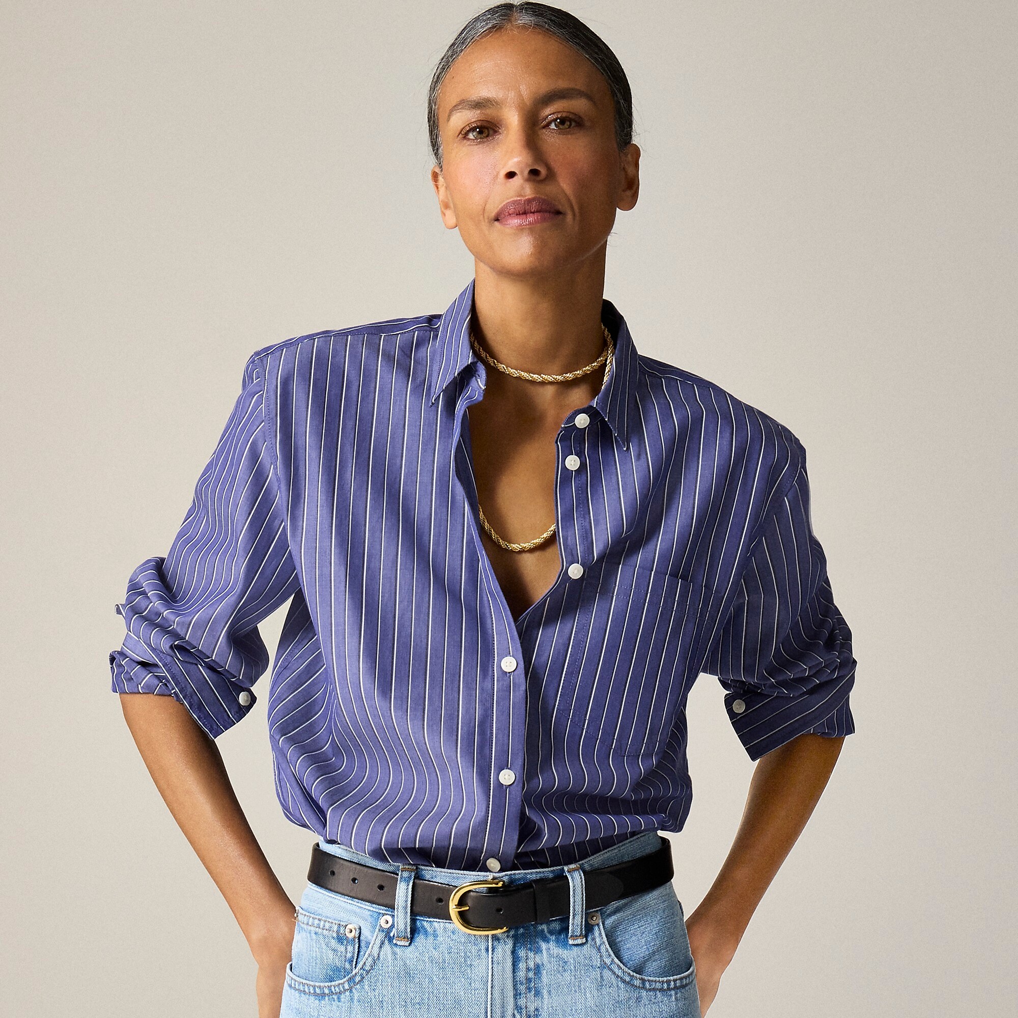 Collection garçon shirt with bows-Blue