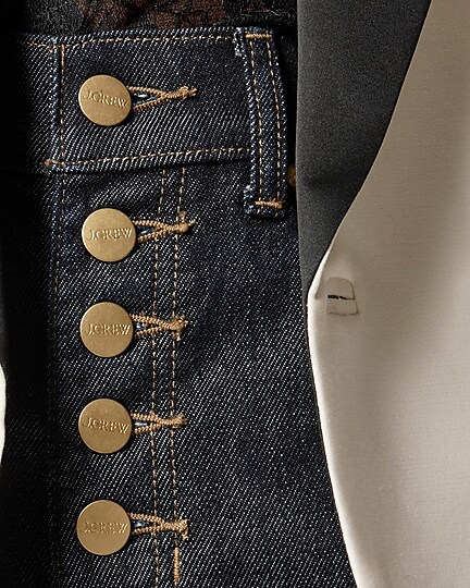 High-rise flare jean-Resin Rinse