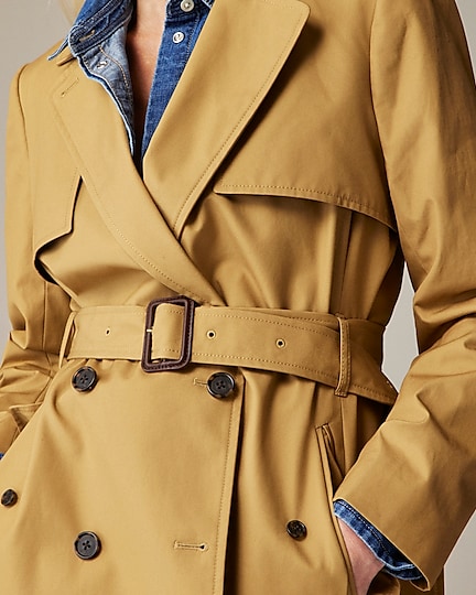 Cropped Icon trench coat