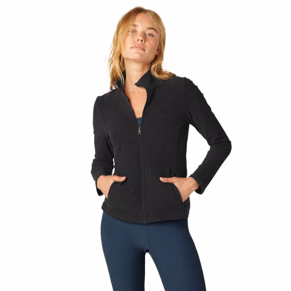 Beyond Yoga-Spacedye On The Go Mock Neck Jacket - Women's