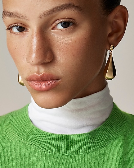 Cashmere classic-fit crewneck sweater-Grass