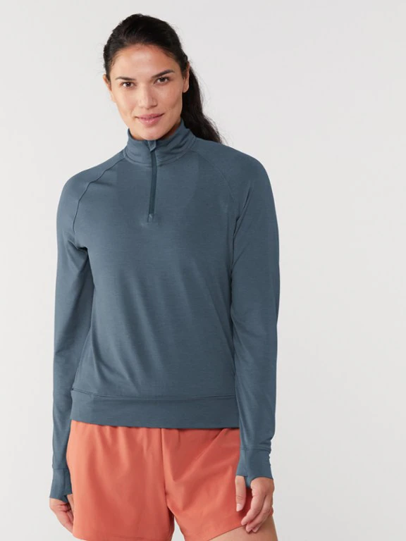 Active Pursuits Long-Sleeve Quarter-Zip Pullover - Women's