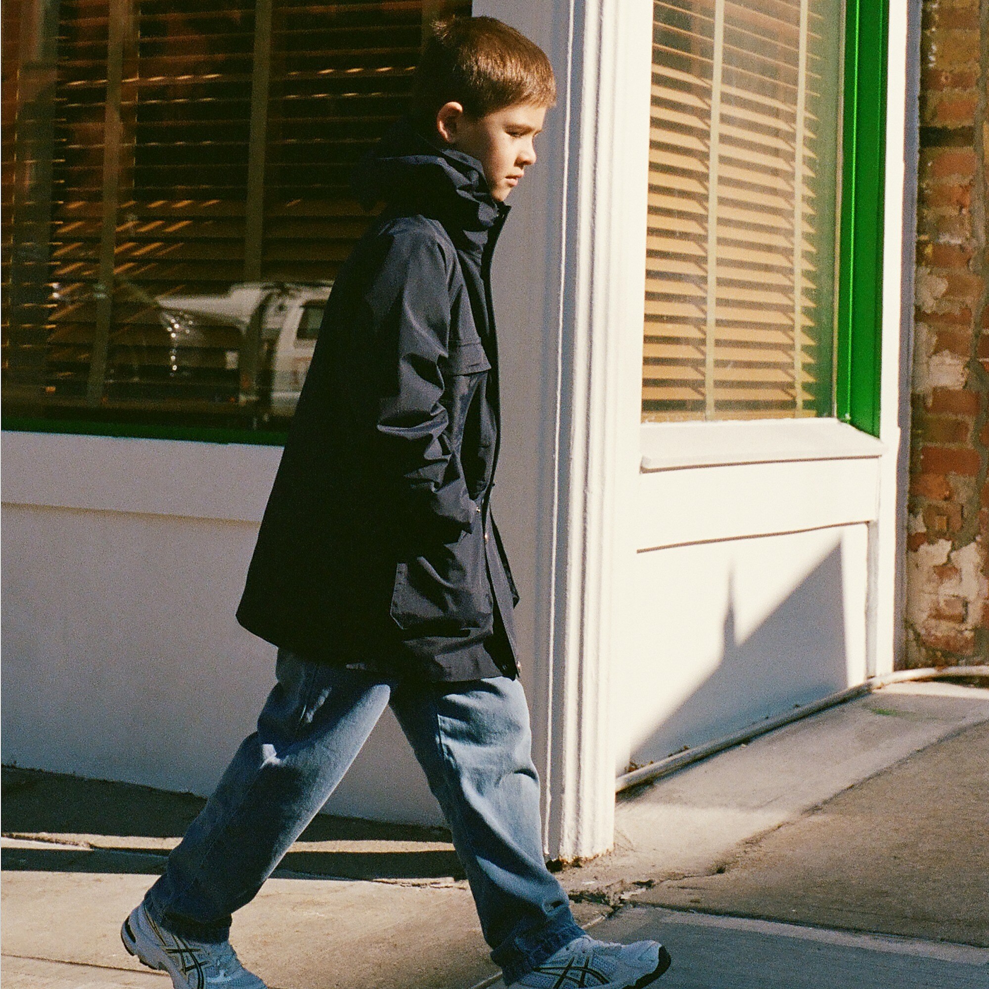 Kids' perfect raincoat-Navy