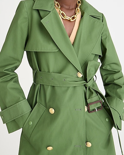New Icon trench coat-Utility Green