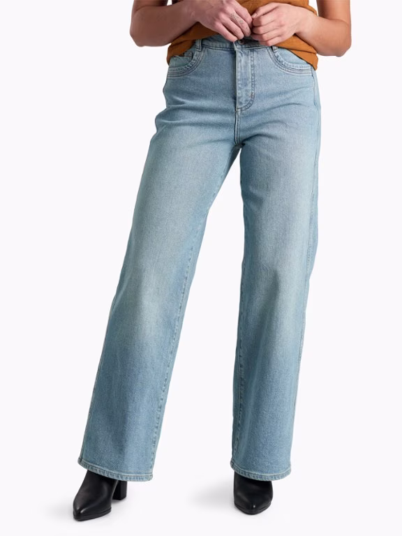 Kontour Rigid Wide-Leg Denim Pants - Women's