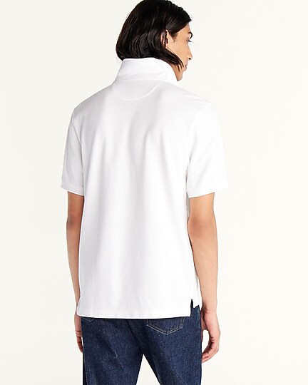 Classic piqué polo shirt-White
