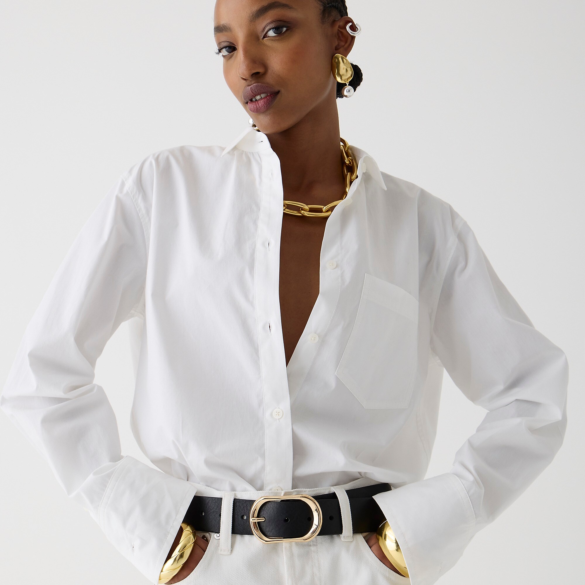 Collection garçon shirt with bows-White