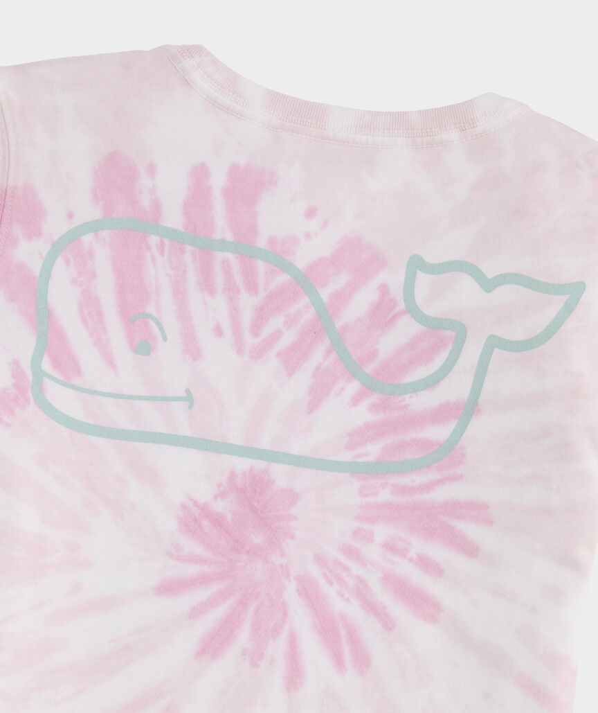 Girls' Vintage Whale Tie-Dye Short-Sleeve Tee