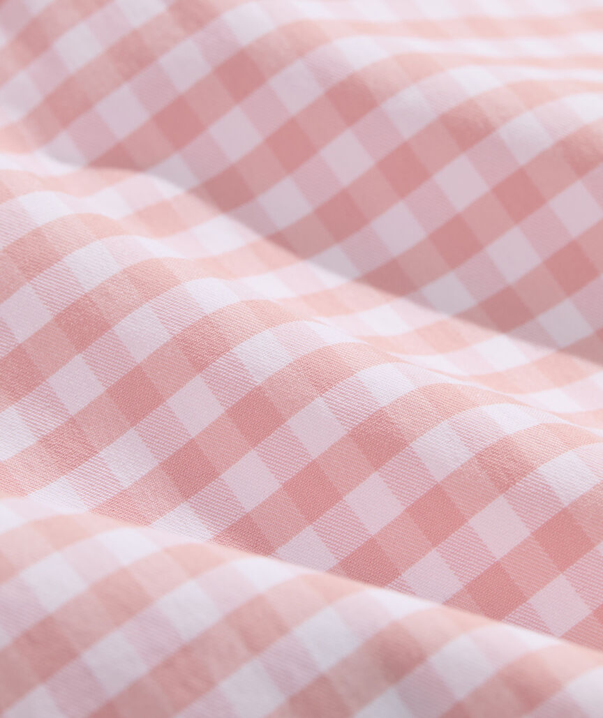 Skysail Gingham Performance Cotton Shirt