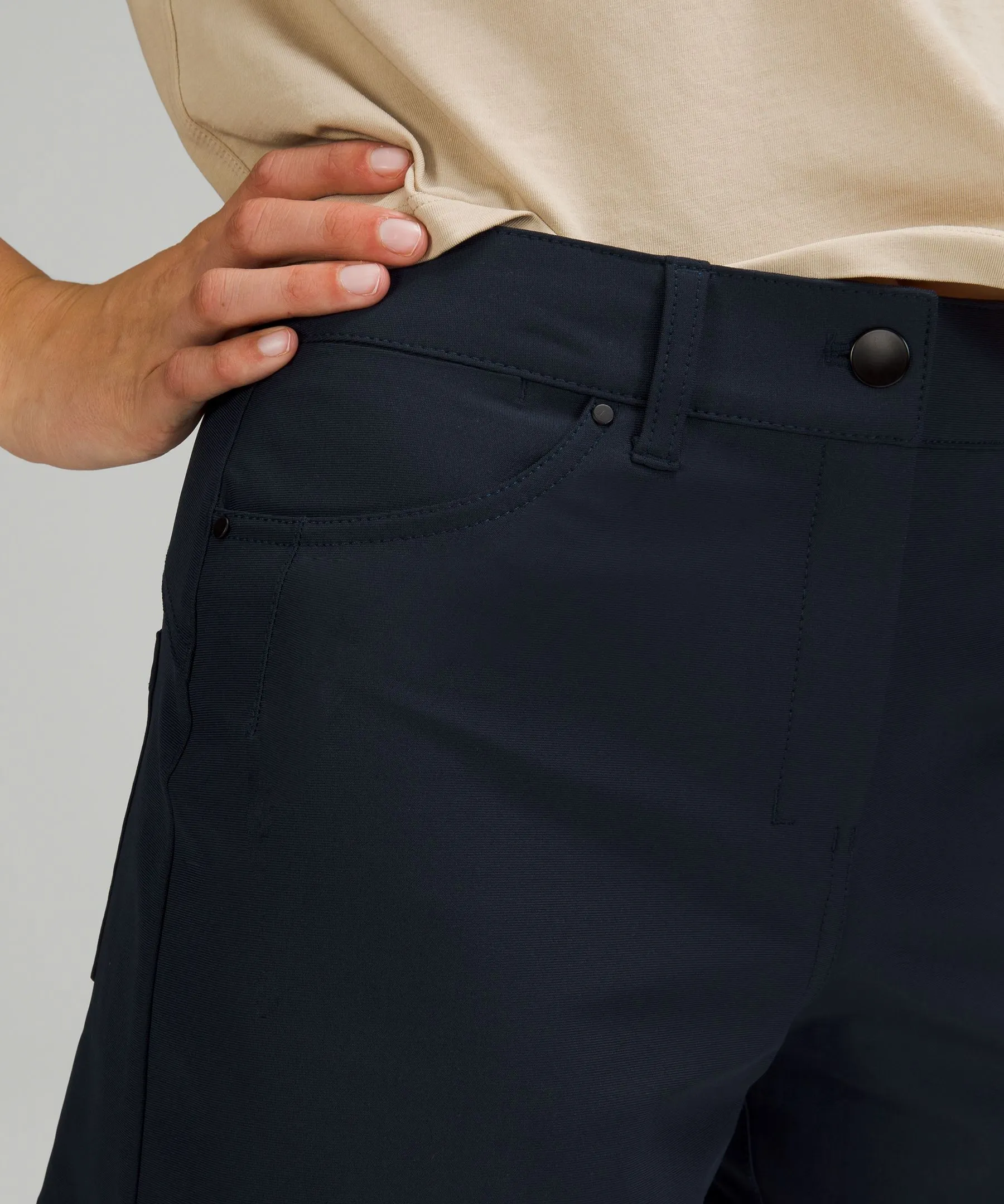 City Sleek 5 Pocket High-Rise Short 4
