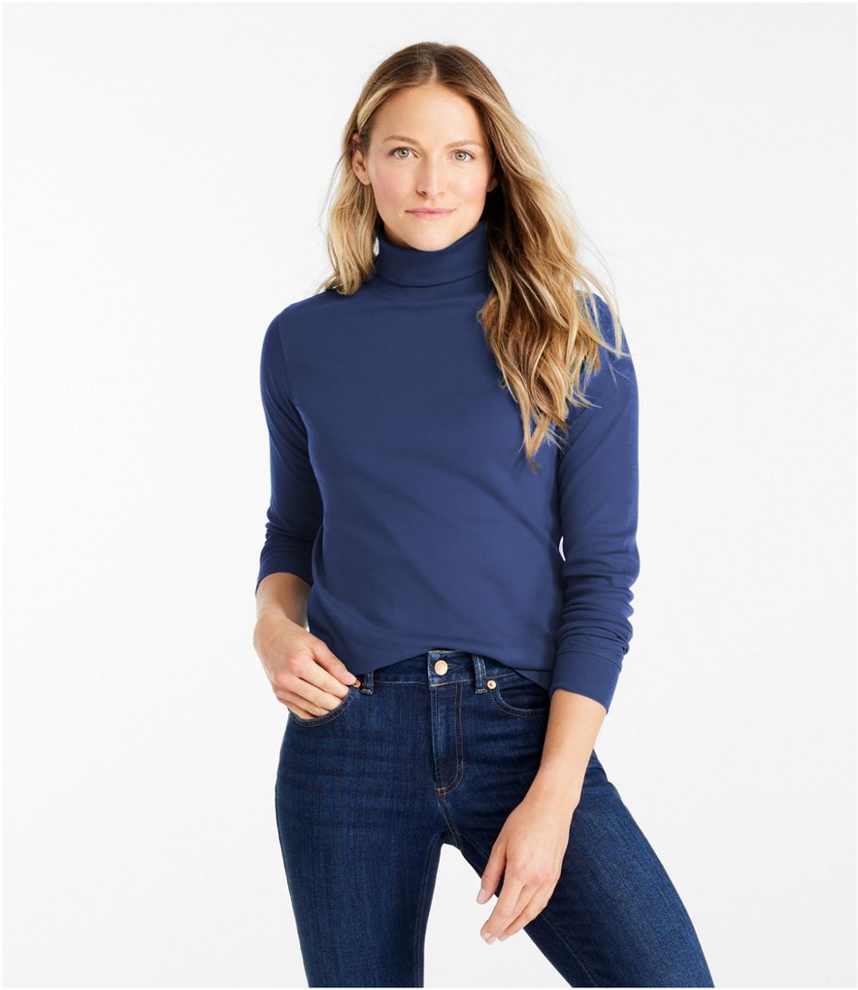 Women's Interlock Turtleneck, Long-Sleeve