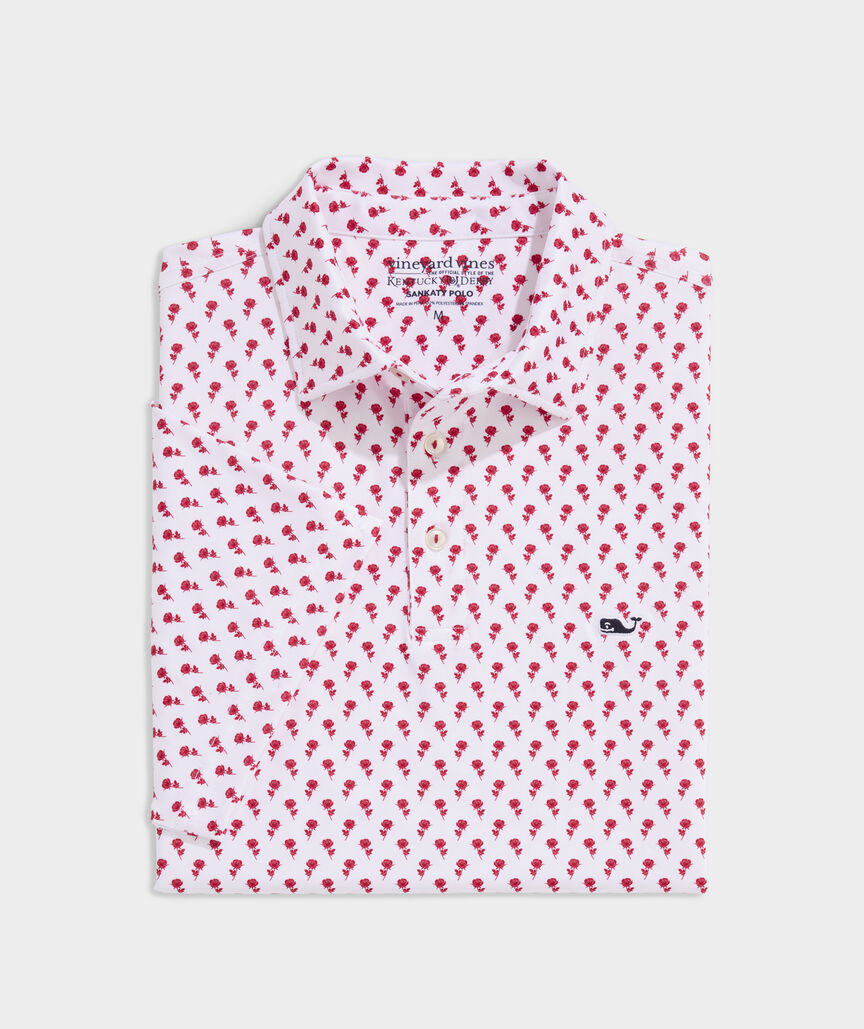 Kentucky Derby Printed Sankaty Polo