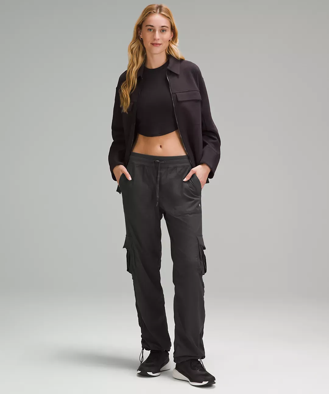 Dance Studio Relaxed-Fit Mid-Rise Cargo Pant