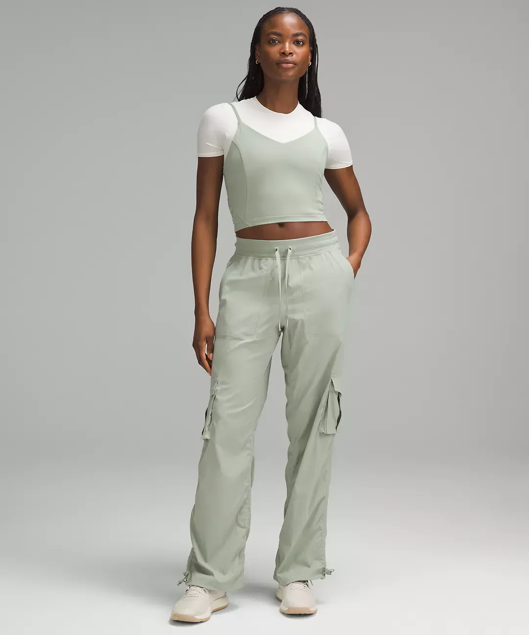 Dance Studio Relaxed-Fit Mid-Rise Cargo Pant