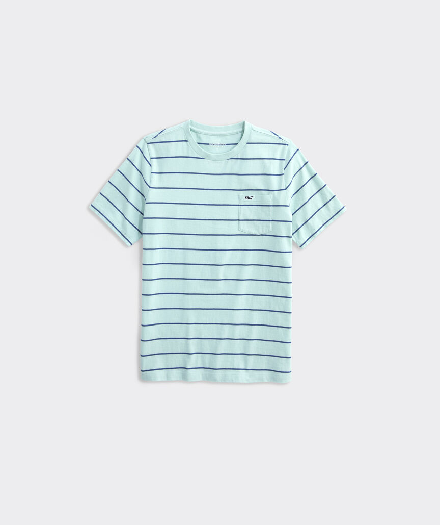 Boys' Striped Surf Short-Sleeve Pocket Tee