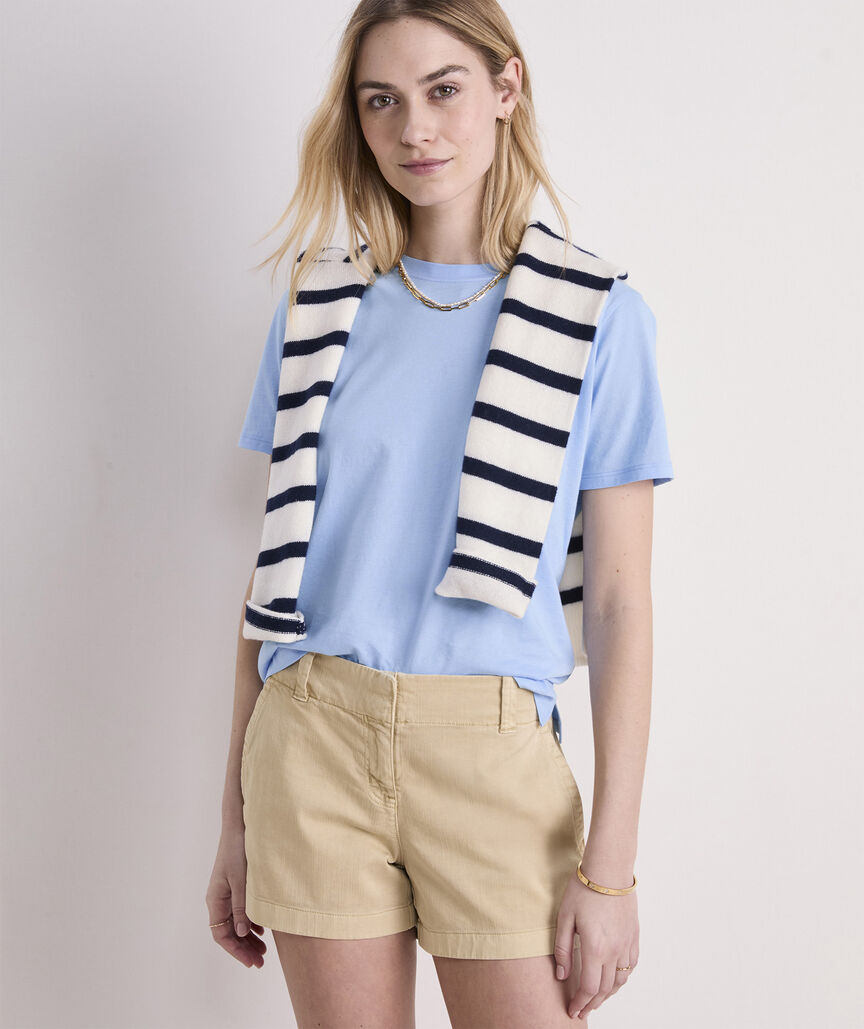 Pima Cotton Crewneck Tee