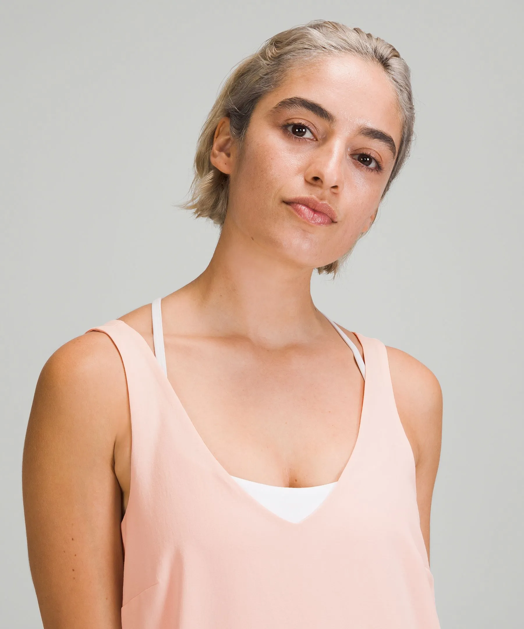 V-Neck Midi Dress