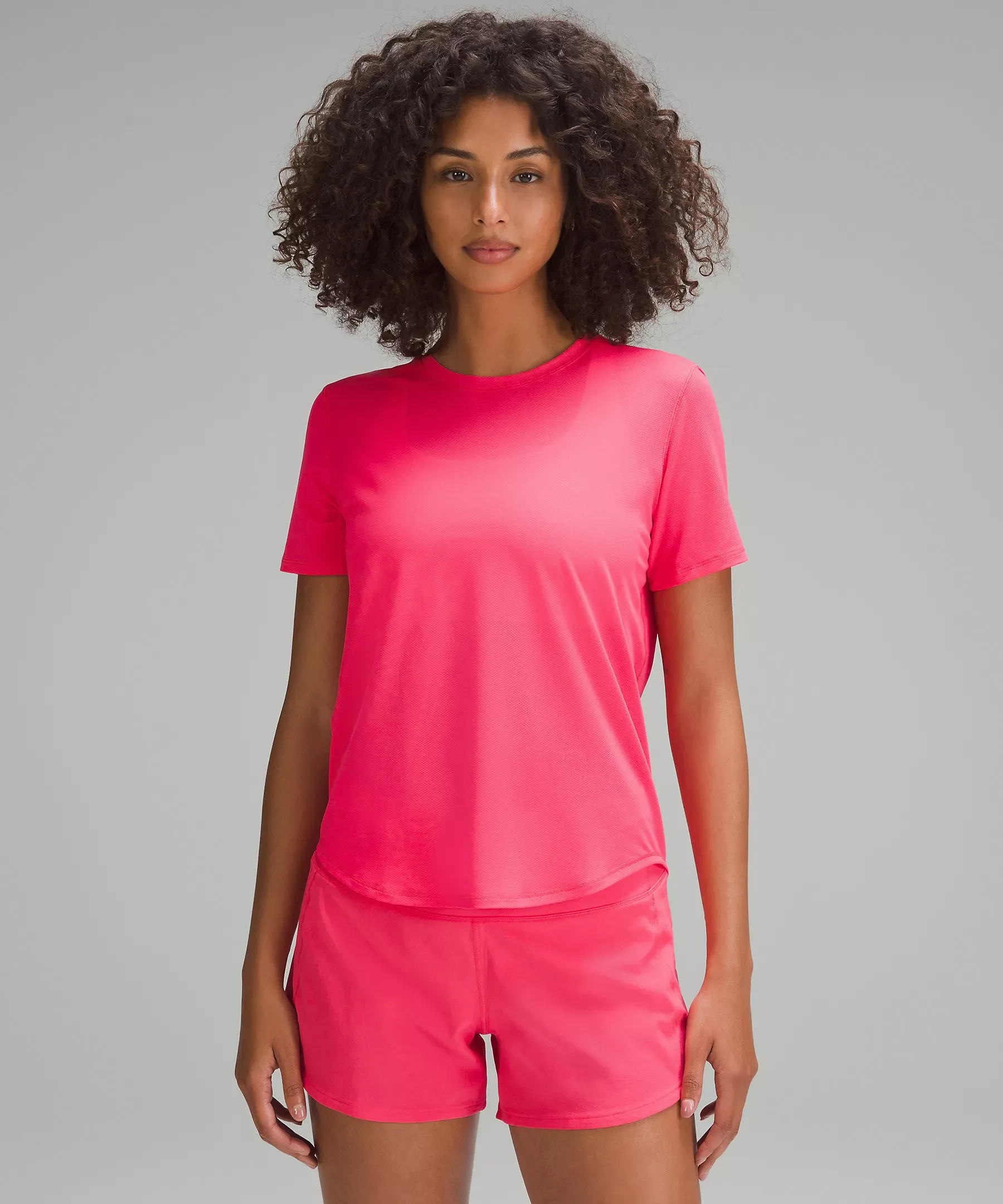 High-Neck Running and Training T-Shirt NEW