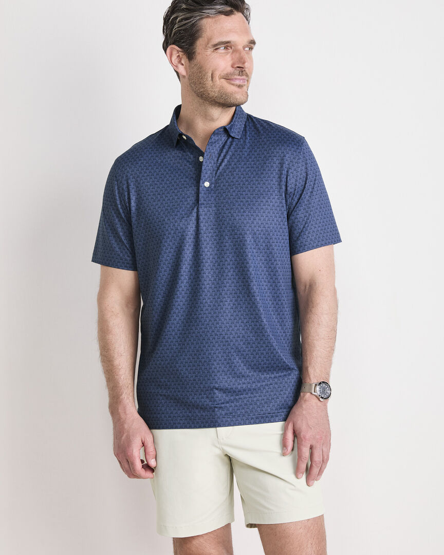 Printed Palmero Performance Polo