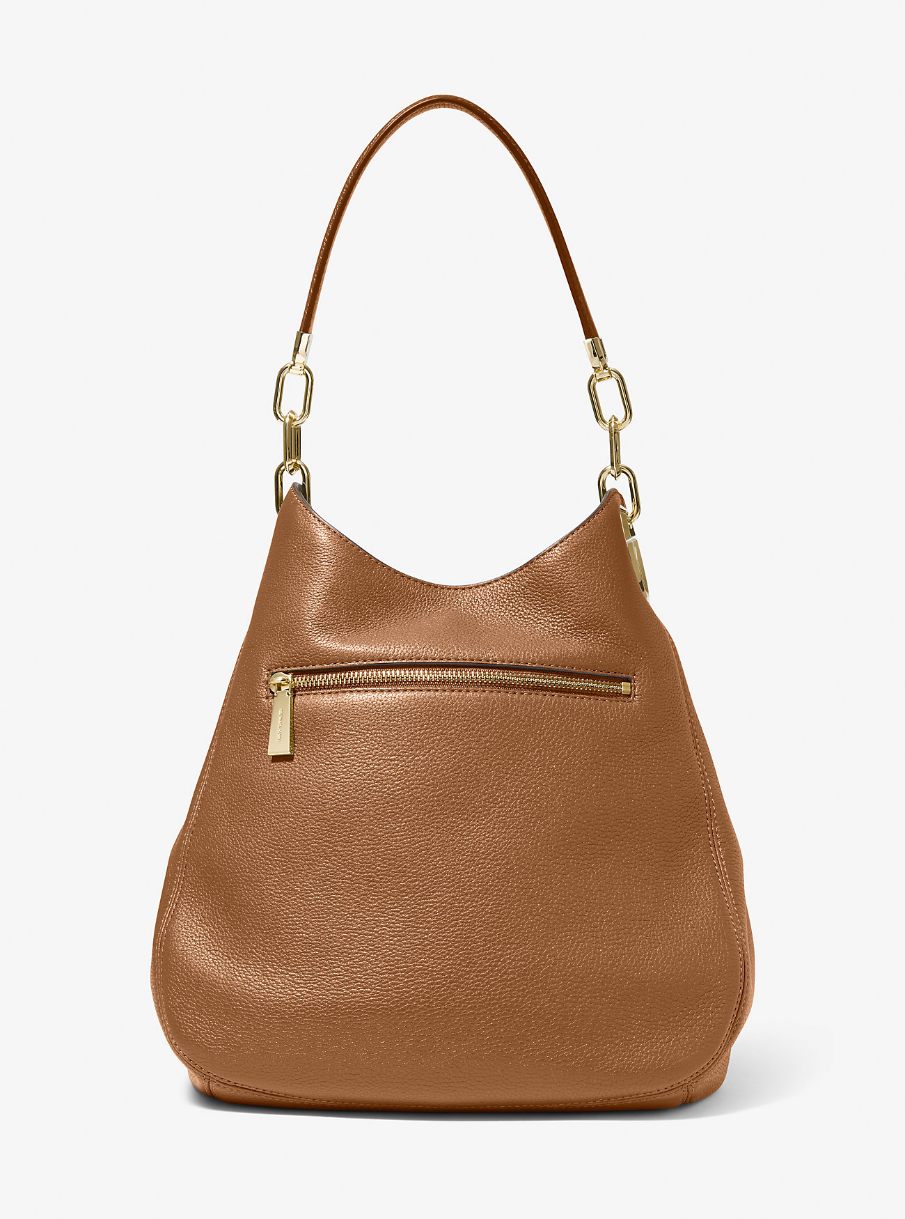 Lillie Large Pebbled Leather Shoulder Bag