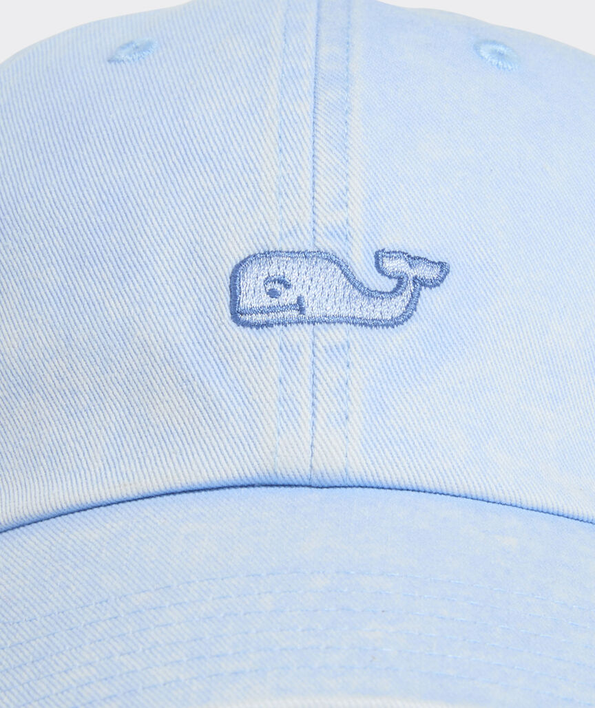 Garment-Washed Classic Whale Baseball Hat