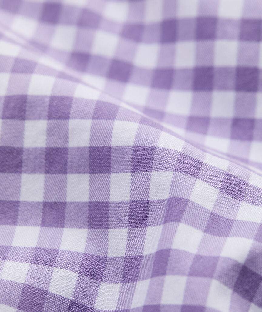 Skysail Gingham Performance Cotton Shirt