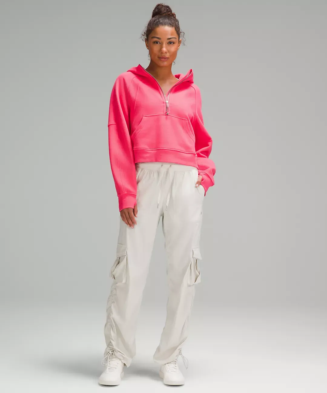 Scuba Oversized Half-Zip Hoodie