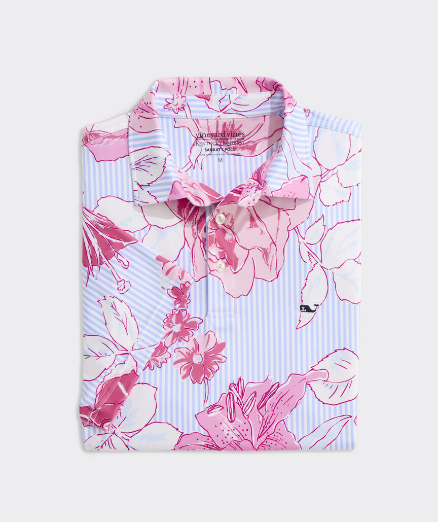 Kentucky Derby Printed Sankaty Polo