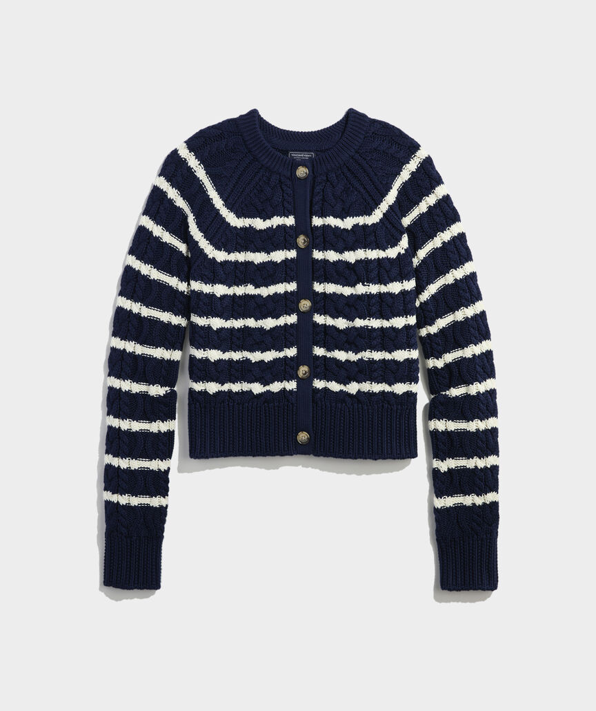 Cotton Cable Cardigan