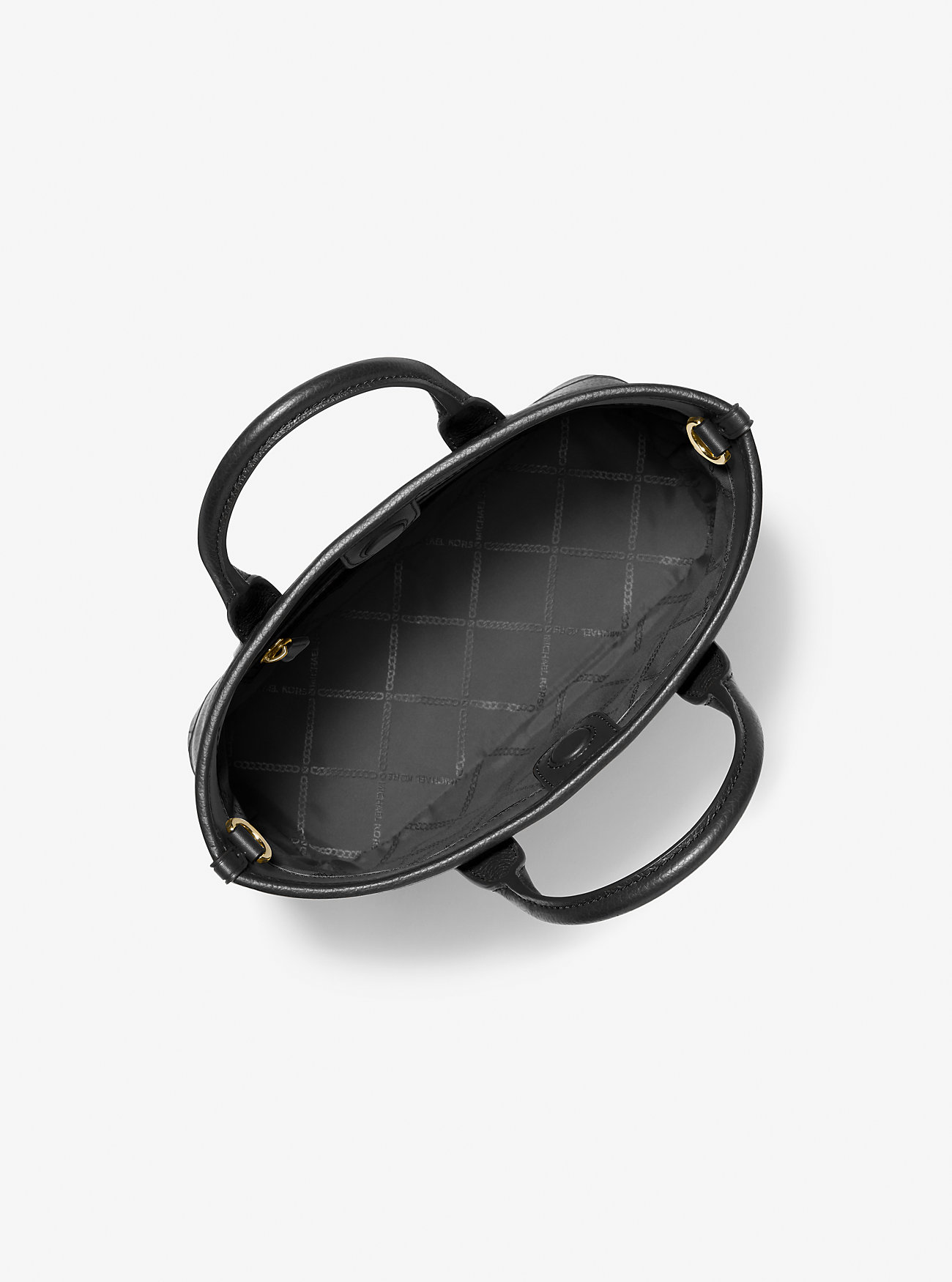 Luisa Small Pebbled Leather Satchel