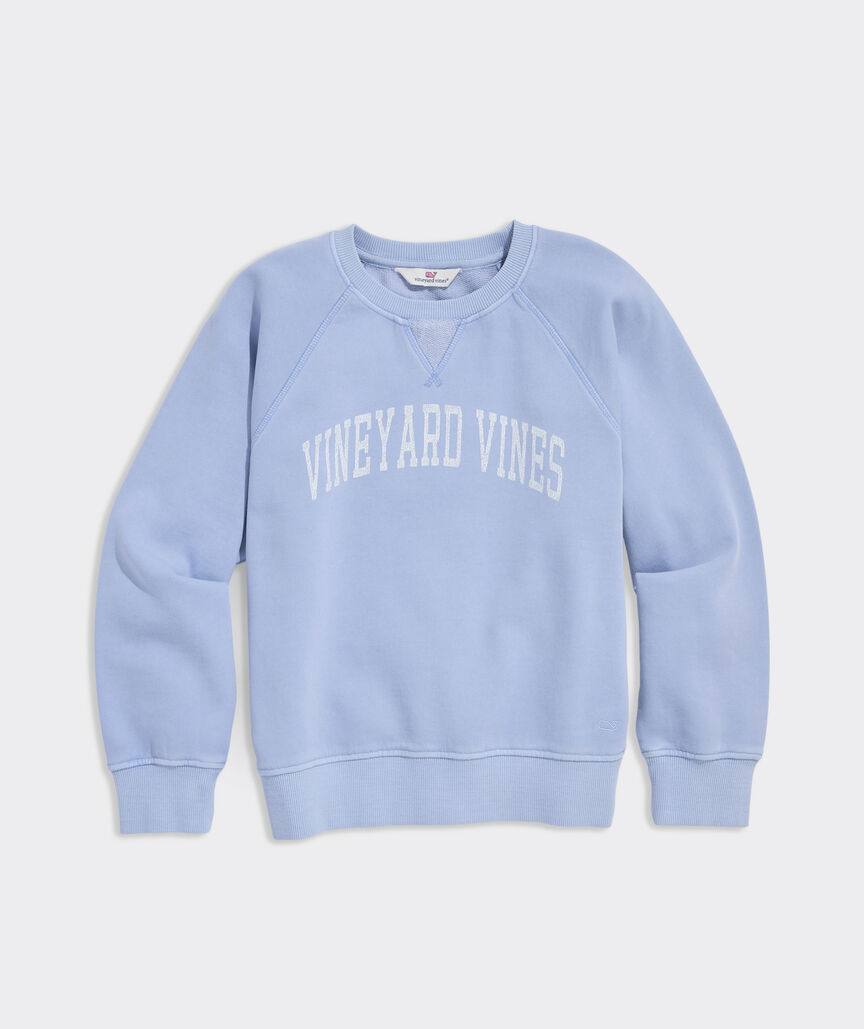 Girls' Raglan Crewneck Sweatshirt