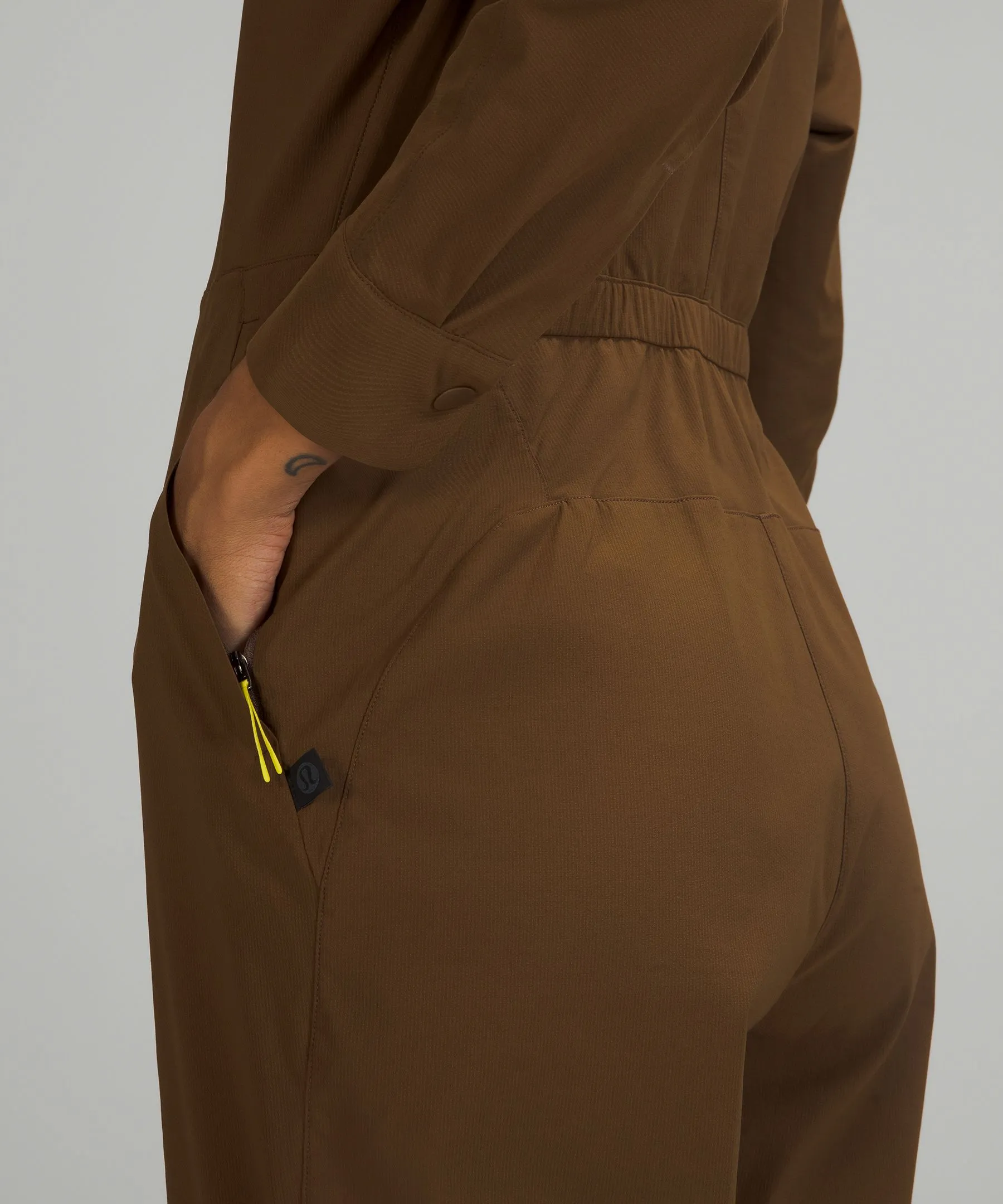 lab Woven Long Sleeve Jumpsuit