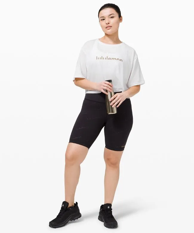 Cortes Crop T-Shirt Logo