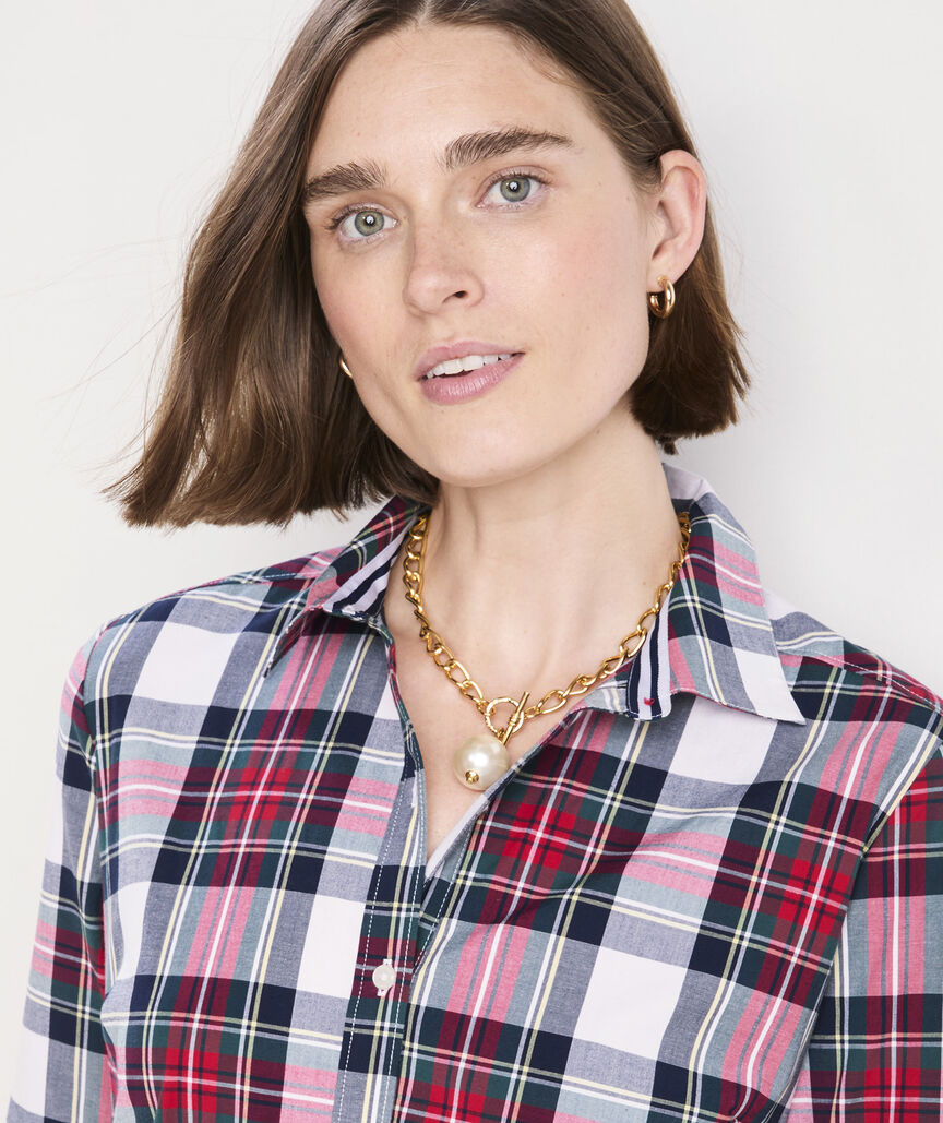 Poplin Midi Shirtdress