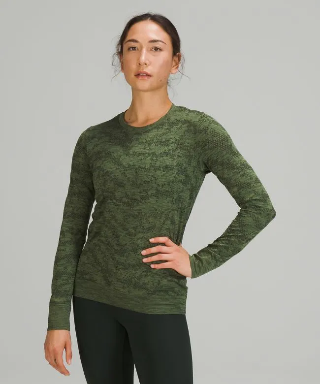 Swiftly Breathe Relaxed-Fit Long Sleeve Shirt