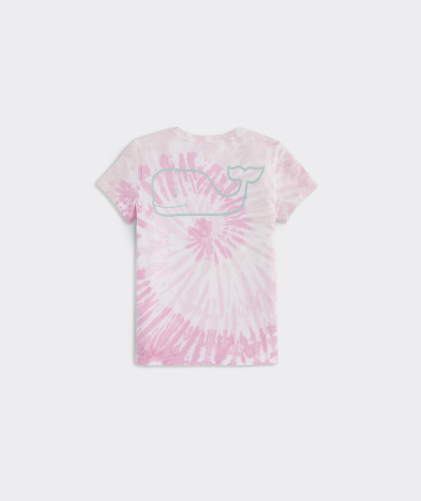 Girls' Vintage Whale Tie-Dye Short-Sleeve Tee