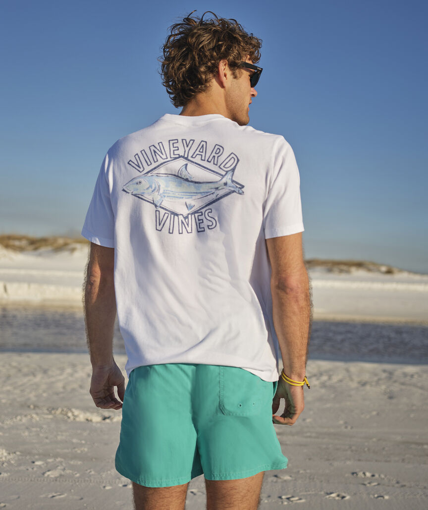 Painted Bonefish Short-Sleeve Pocket Tee