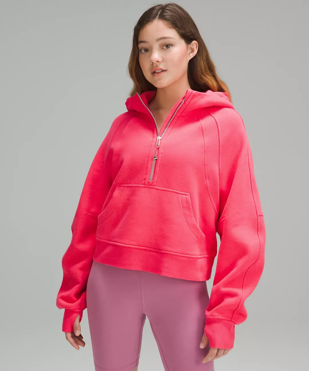 Scuba Oversized Half-Zip Hoodie